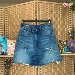 Levi’s Denim High Rise Mini Skirt